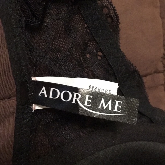 Front close Racer-back bra with lace NWOT - Picture 3 of 3